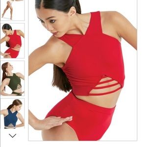 Red dance top